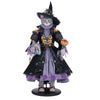 Front view of Purr-L Blacktail handcrafted Halloween cat doll with jeweled costume, SKU 28-428185, GTIN 810074127295
