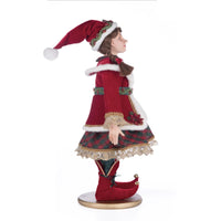 Right size view of Katherine’s Collection Sprinkle O Magic Girl Elf displayed on stand