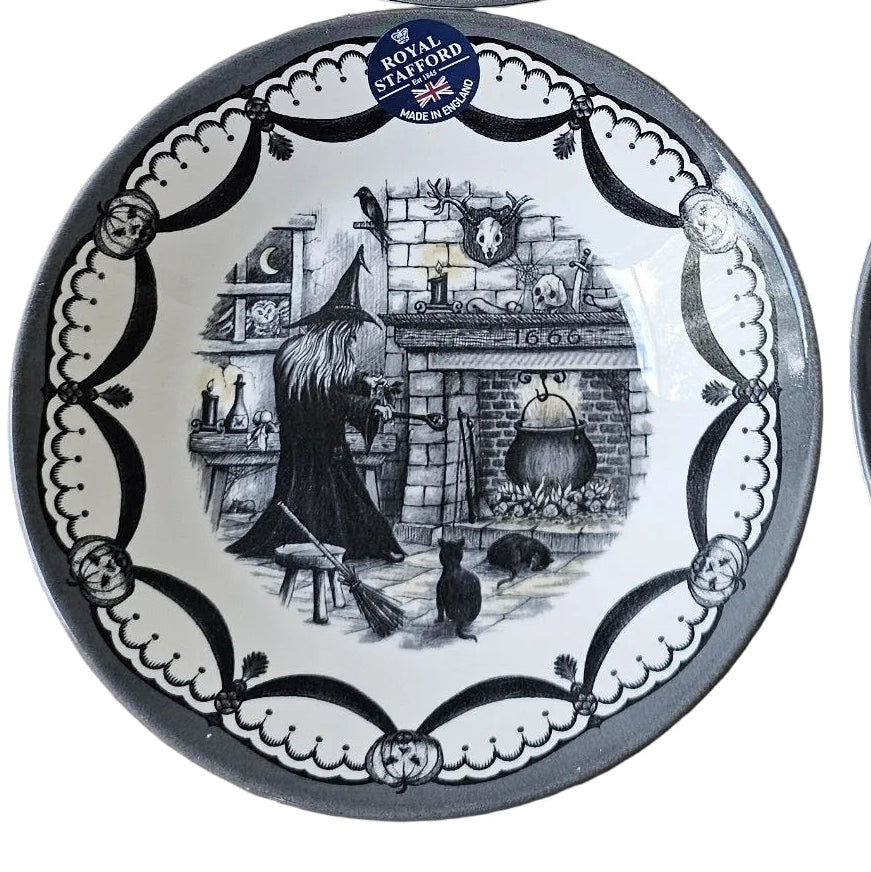 Royal-Staffrd-Witches-Coven-Haunted-House-Cereal-Bowl-Six-Piece-Set