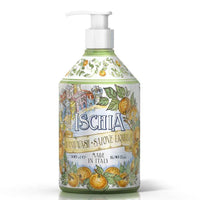 Luxurious Ischia hand soap with aloe vera and almond oil, SKU CC-3392, made in Italy.