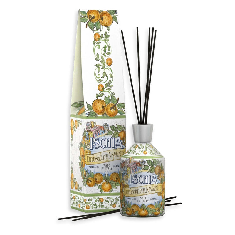 Ischia diffuser displayed with packaging upc: 8008860037510