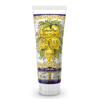 Rudy Profumi Sicilian Lemon Hand Cream 3.3 oz tube with Italian citrus-inspired packaging.