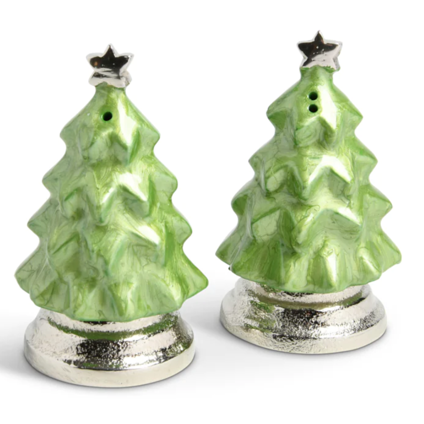 Holly Sprig Tree Salt & Pepper Shaker