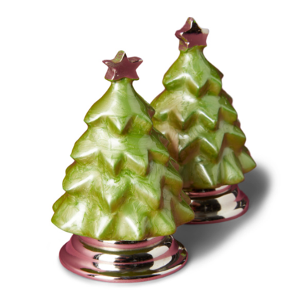 Holly Sprig Tree Salt & Pepper Shaker