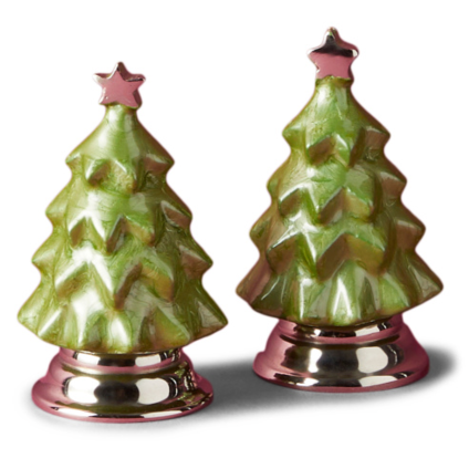 Holly Sprig Tree Salt & Pepper Shaker