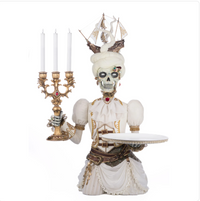 Lady Adelaid Apparition with Candelabra and Tray Halloween Server 28-428211