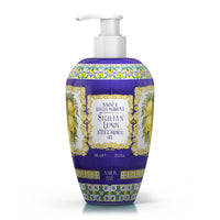 Sicilian Lemon Bath and Shower Gel by Rudy Profumi, 23.6 oz (700 ml), citrus-scented body wash made in Italy, GTIN 8008860033123