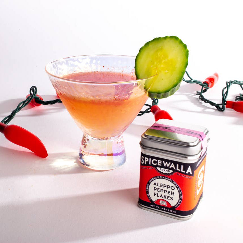 Spicewalla Hot Stuff gift box for chili lovers, includes Gochugaru, Aleppo, and Urfa chili flakes.