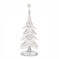 Katherine’s Collection Silver Bells of Brilliance Tabletop Tree, item 28-528759, UPC 810187070990