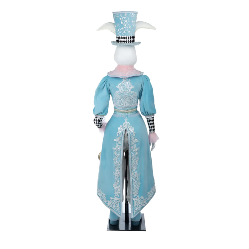 back+view+of+hearts+and+wonderland+Life+Size+White+Rabbit+Doll+28-428114+katherines+Collection