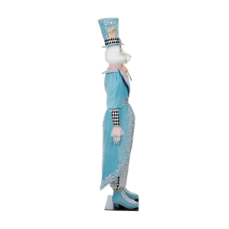 right+side+view+of+hearts+and+wonderland+Life+Size+White+Rabbit+Doll+28-428114+katherines+Collection