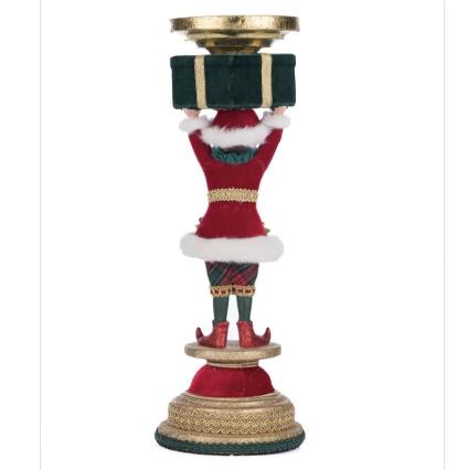 Holiday Magic Elf Candlestick 28-428325 - Thumbnail 2