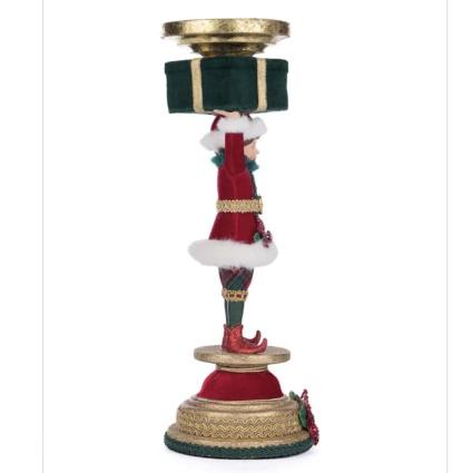 Holiday Magic Elf Candlestick 28-428325 - Thumbnail 5
