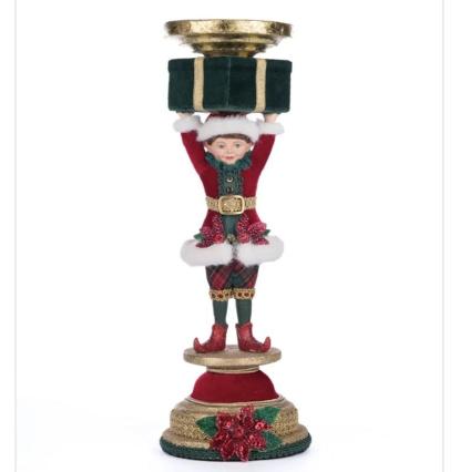 katherines-collection-Holiday-Magic-Elf-Candlestick-holder-Item-28-428325-front-view