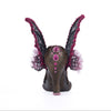 Gothic Bat Stiletto figurine by Katherine’s Collection, UPC 810074127042, detailed hand-painted Halloween home décor