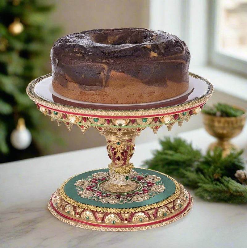 view-one-of-katherines-collection-christmas-castle-cake-plate-item-28-428244-front