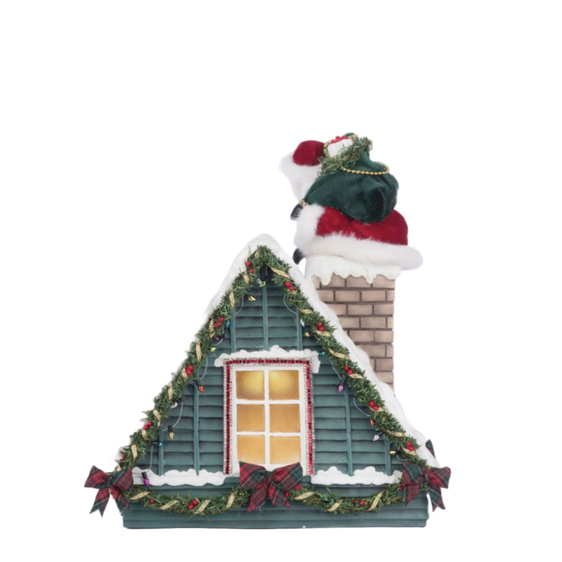 Back view of Katherine’s Collection Countdown to Christmas House
