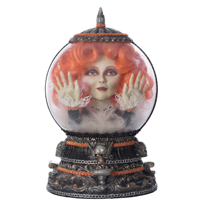 Katherine’s Collection Head in a Crystal Ball Halloween decoration SKU 28-528674 GTIN 810187070471