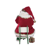 Back view of Katherine’s Collection Holiday Magic Santa With Marionette