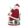 Right side view of Holiday Magic Santa With Marionette figurine