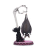 Back view of Katherine’s Collection Lacey Bat Luminary showing handcrafted lace design and trims.