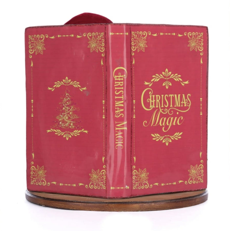 Back view of Katherine’s Collection Magic of Christmas Tabletop Book 2024