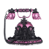 Katherine's Collection Pink Panic Possession Skull and Roses Phone with jeweled details, UPC 810074127059