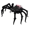 Katherine’s Collection Rosie Recluse the Spider front view, oversized Halloween spider with velvet body and embellished fabrics.