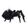 Right Side view of Rosie Recluse the Spider by Katherine’s Collection, posable wired legs and sparkled velvet fabric.