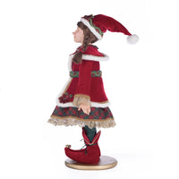 Left side profile of Sprinkle O Magic Girl Elf with jeweled trims and lace