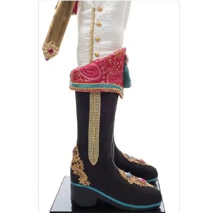 view-of-boots-right-side-katherines_collection_nutcracker_christmas_holiday_collection_sugar_plum_prince_life_size_doll_item_28-328843