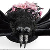 Close-up of Rosie Recluse the Spider face, handcrafted Halloween décor piece from Katherine’s Collection Pink Panic Possession 2024.