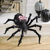 Katherine’s Collection Rosie Recluse the Spider positioned on a step, whimsical oversized Halloween décor accent.