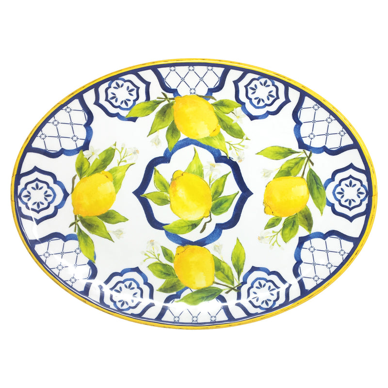 le-cadeaux-286PAL-Palermo-Lemon-16-inch-Oval-Platter
