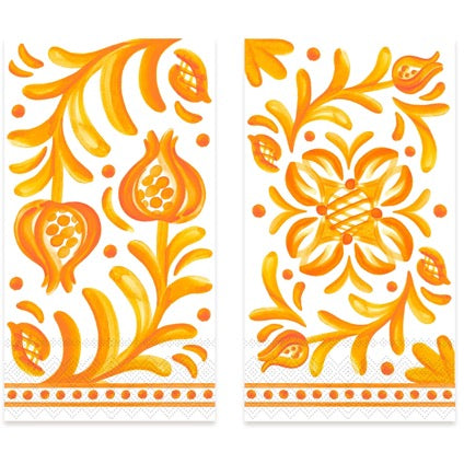 Sicily Orange Charger Placemats, Place Cards, Napkins & Coasters