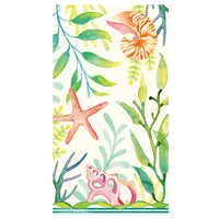 Le Cadeaux La Mer Fish Dinner Napkins CC-NPMER3340 – double-sided soft touch ocean design