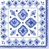 le-cadeaux-moroccan-blue-paper-cocktail-napkin-set-CC-NPMRCB25