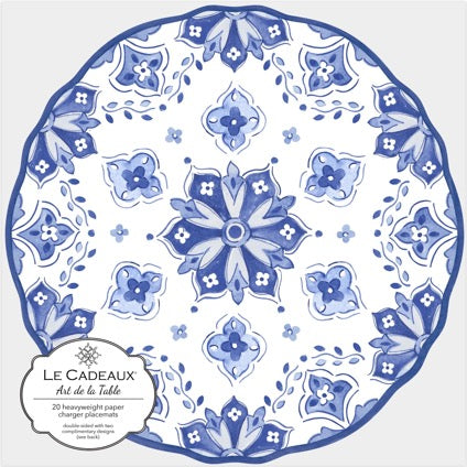 le-cadeaux-moroccan-blue-scalloped-charger-placemat-CC-SPLMRCB