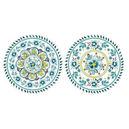 le-cadeaux-madrid-turquoise-table-accent-place-cards-pack-of-20-CC-262MADT-both-sides