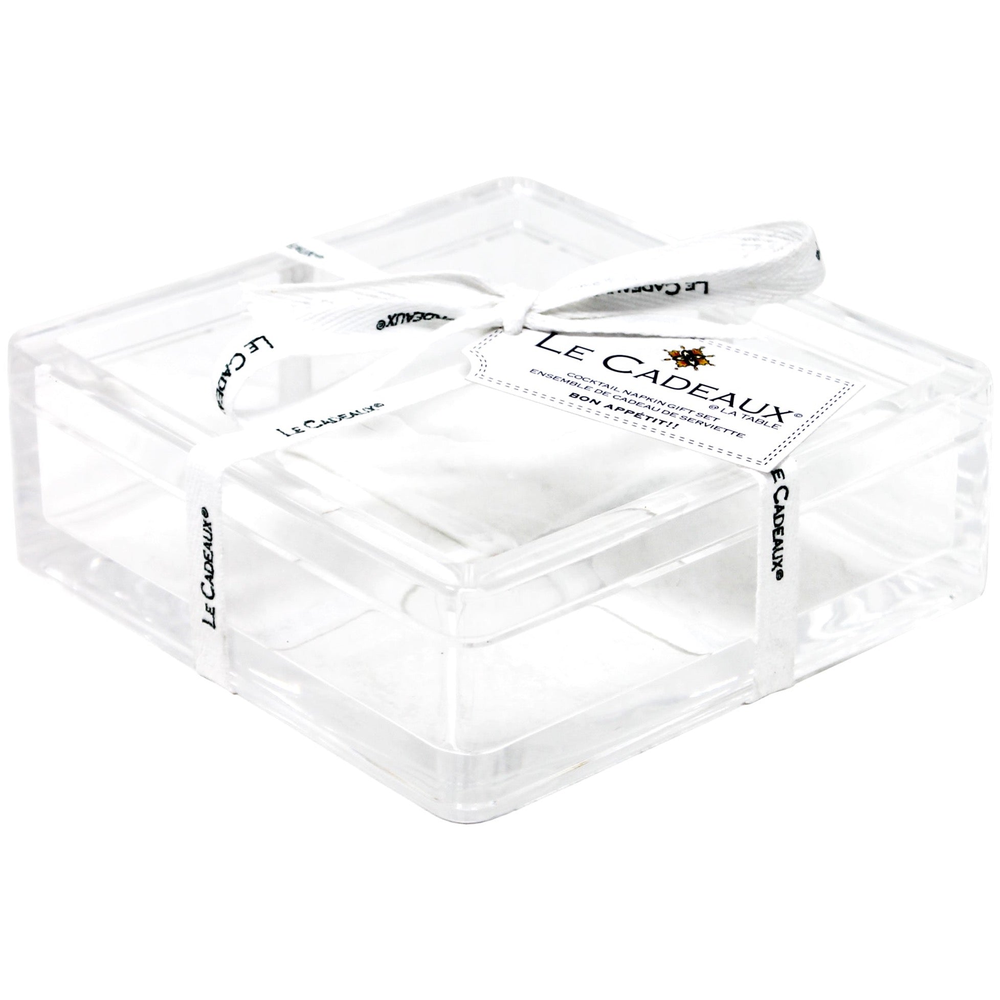 le-cadeaux-acrylic-cocktail-napkin-holder
