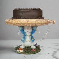 Collectible White Rabbit Cake Plate 28-428118 GTIN 810074126823 from Katherine’s Collection limited edition