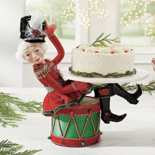 Nutcracker Sitting On Drum Dessert Stand - Thumbnail 5