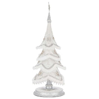 Silver Bells of Brilliance tabletop Christmas tree by Katherine’s Collection, item 28-528759, UPC 810187070990