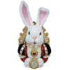 White Rabbit Red Door Knocker 28-428136 from Katherines Collection Hearts and Wonderland Easter Spring Decor Collection 