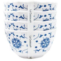 Le Cadeaux Moroccan Blue Dessert Bowls 