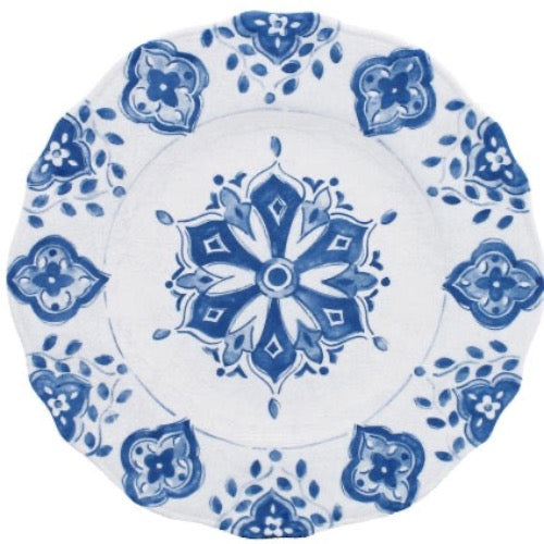 810266030501-117MRCB-Moroccan-Blue-Tile-Melamine-plastic-dinner-plates