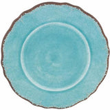Le-Cadeaux-Antiqua-Turquoise-Dinner-Plate