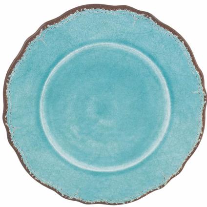 Antiqua Blue Appetizer Plates Item 097ATQB