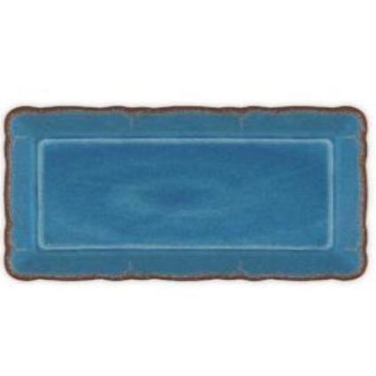 Le Cadeaux Antiqua Blue Biscuit Tray 
