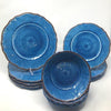 Antiqua Blue Dinnerware Set